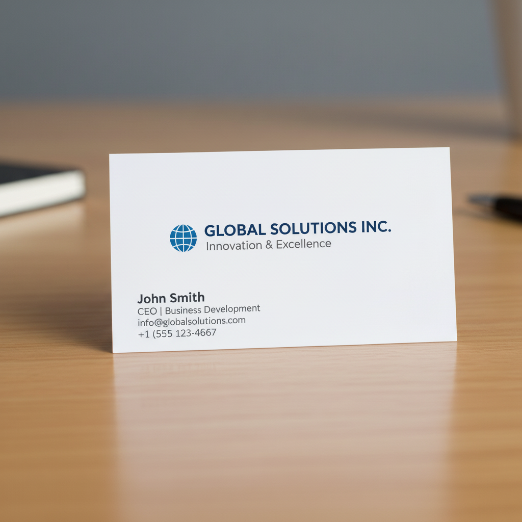 regular businss card