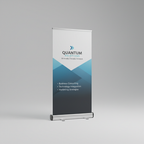 ROLL UP BANNER, 800X800 PIXCEL, WITH GREY BACKGROUND