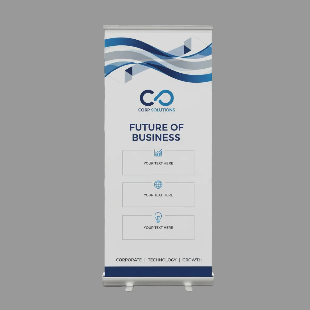 ROLL UP BANNER, 800X800 PIXEL